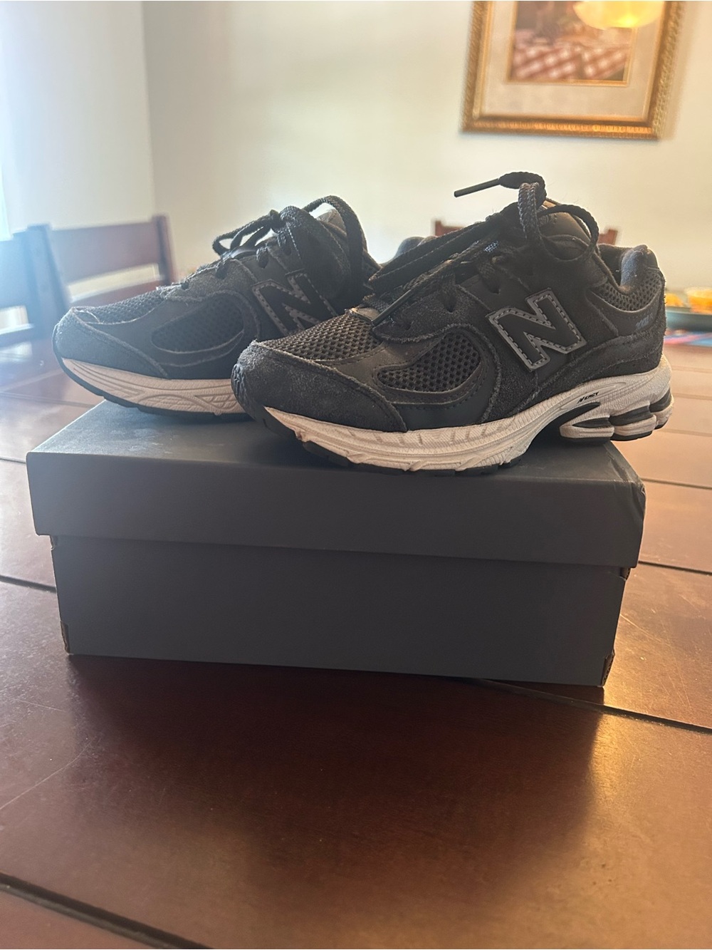 Kids New Balance 2002 wide width 11.5